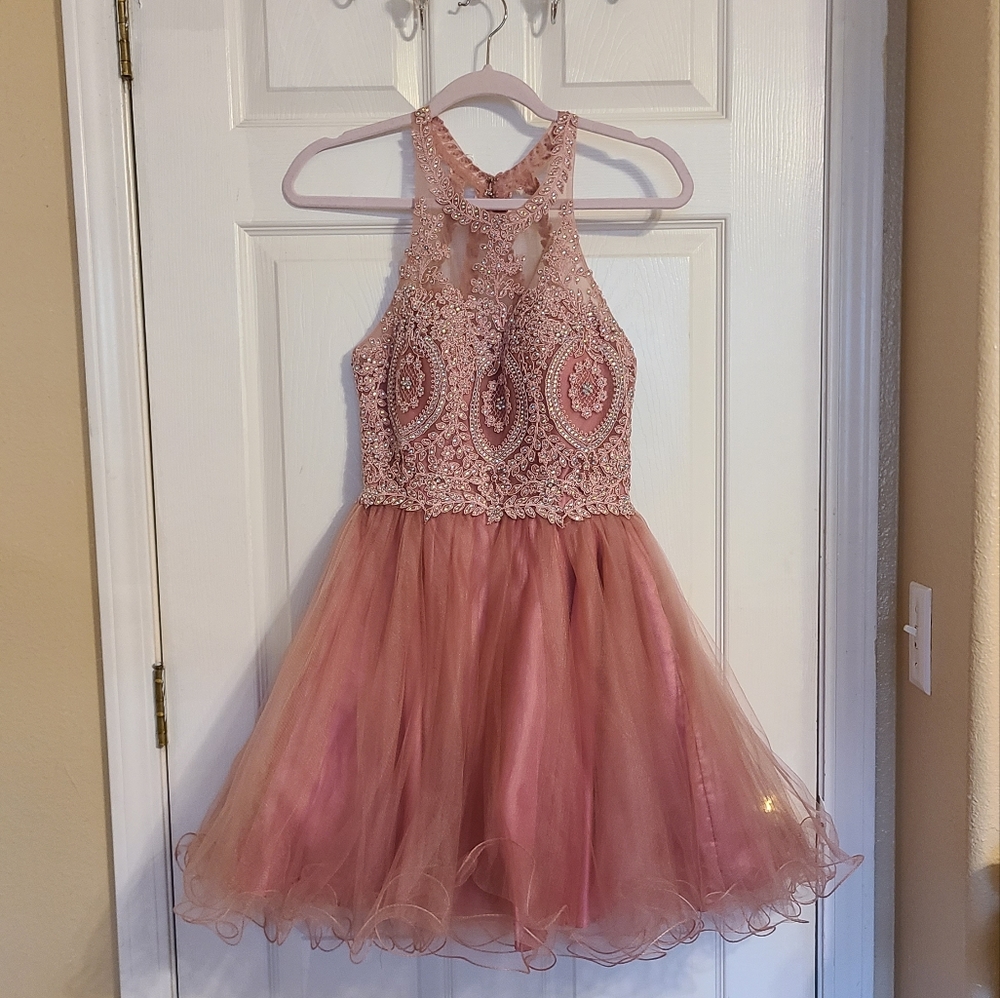 Foryou dress Muted pink midrise dress